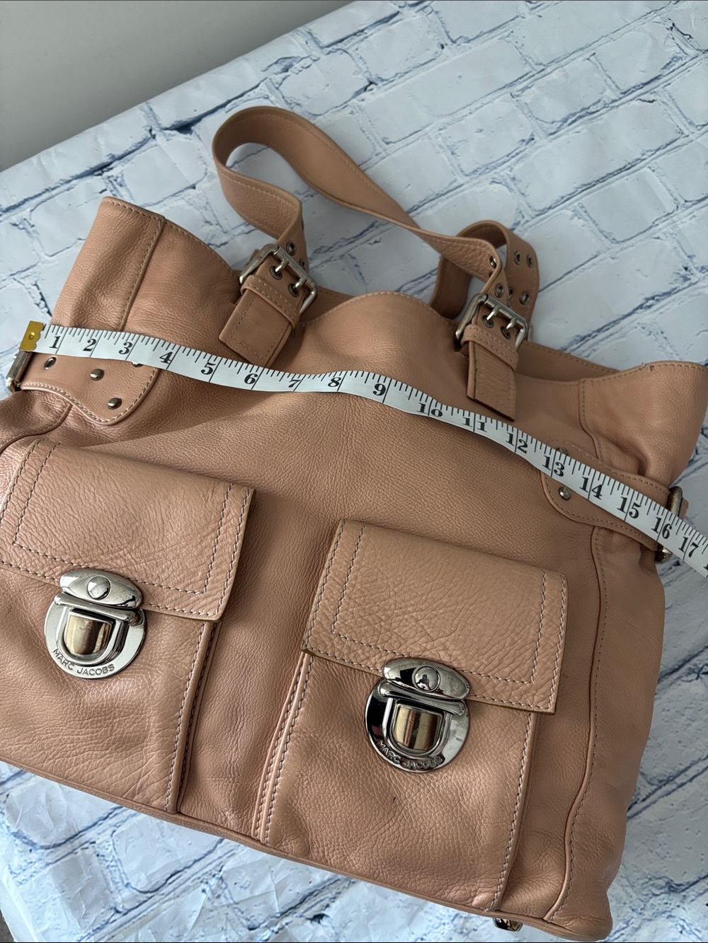 Vintage Marc Jacobs Collection Leather Tote Bag Suede Lining Made in Italy - Picture 10 of 16